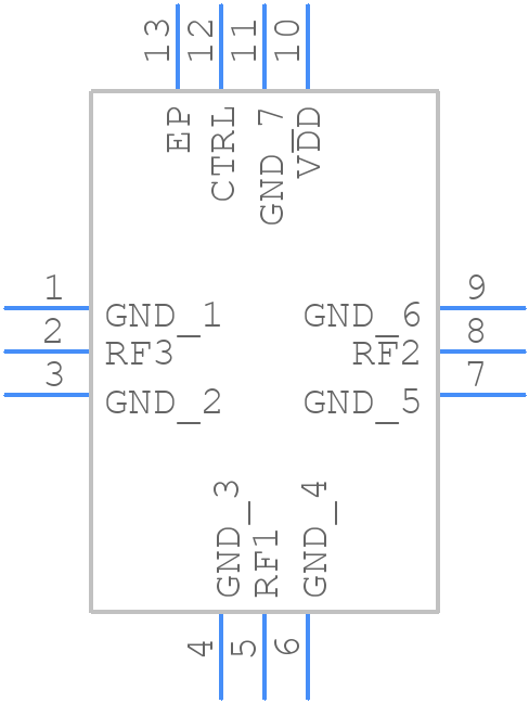 SKY13405-490LF - Skyworks - PCB symbol