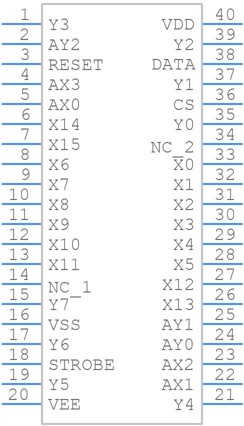 CD22M3494EZ - Renesas Electronics - PCB symbol