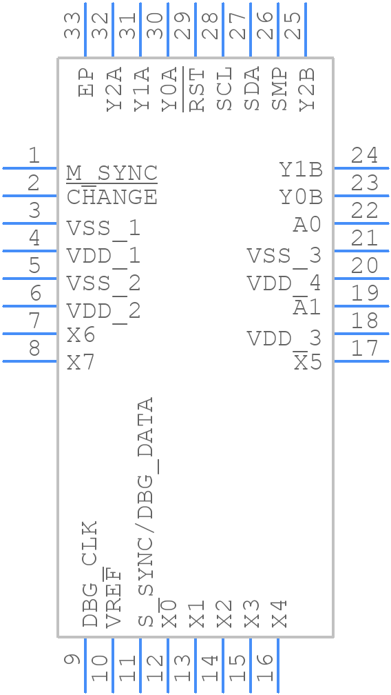 AT42QT1244-MU - Microchip - PCB symbol