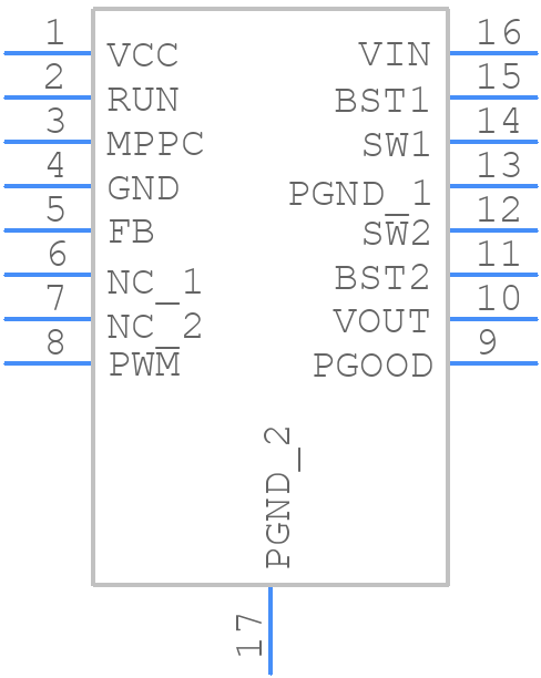 LTC3129EMSE#TRPBF - Analog Devices - PCB symbol
