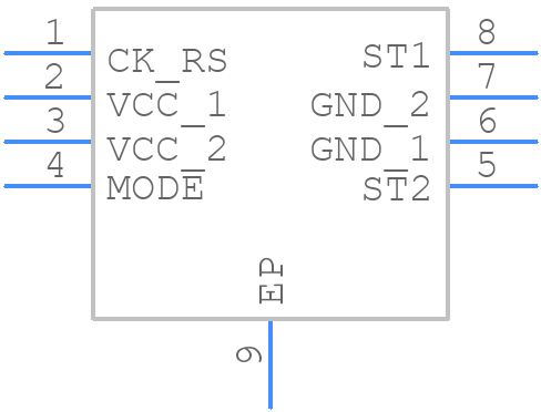 MAX256ASA+ - Analog Devices - PCB symbol