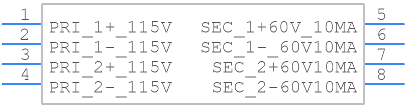 162D120 - Hammond Manufacturing - PCB symbol