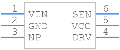 FL7760AM6X - onsemi - PCB symbol