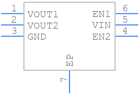 MIC5392-MGYMT-TR - Microchip - PCB symbol