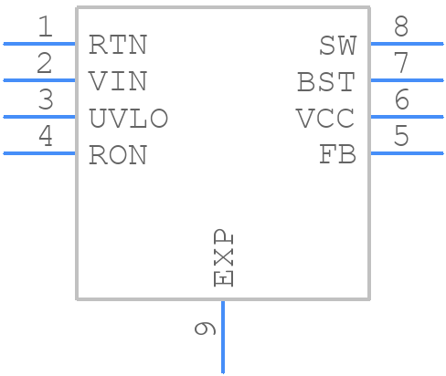 LM5018MRX/NOPB - Texas Instruments - PCB symbol