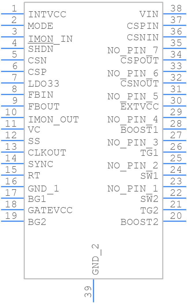 LT8705IFE#PBF - Analog Devices - PCB symbol