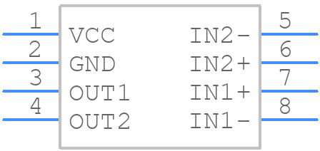 MAX9113EKA+T - Analog Devices - PCB symbol