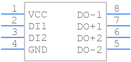 DS90LV027AQMAX/NOPB - Texas Instruments - PCB symbol