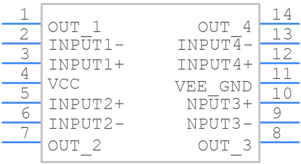 LM324DG - onsemi - PCB symbol