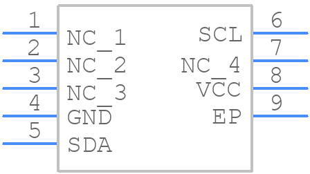 ATECC608A-MAHCZ-T - Microchip - PCB symbol