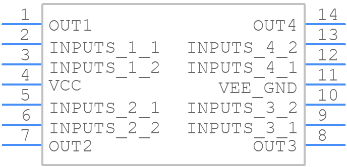 LM324DR2G - onsemi - PCB symbol