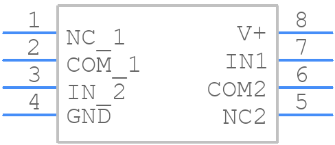 DG9232EDQ-T1-GE3 - Vishay - PCB symbol