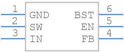 AP65211AWU-7 - Diodes Incorporated - PCB symbol