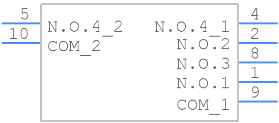 A6KS-164RS - OMRON Electronics - PCB symbol