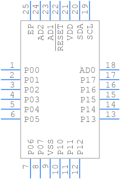 PCA9671BS,118 - NXP - PCB symbol