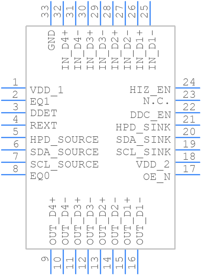 PTN3363BSMP - NXP - PCB symbol