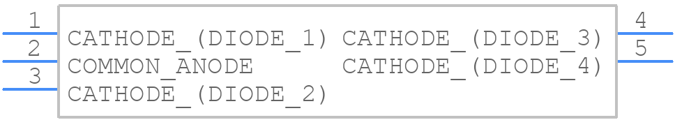 PESD5V0V4UW,115 - Nexperia - PCB symbol
