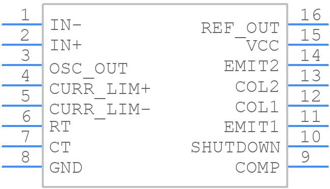 SG2524DRG4 - Texas Instruments - PCB symbol