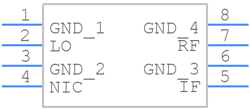 HMC213BMS8GETR - Analog Devices - PCB symbol