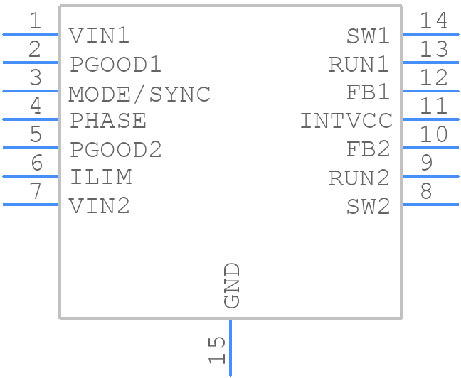 LTC3622EDE-23/5#PBF - Analog Devices - PCB symbol