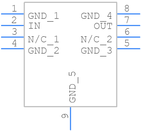 HMC204MS8GE-AN - Analog Devices - PCB symbol