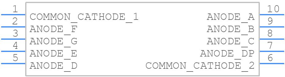 LTS-367G - Lite-On - PCB symbol