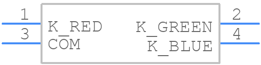 IN-S85TATRGB - Inolux - PCB symbol