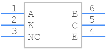 4N37SR2VM - onsemi - PCB symbol