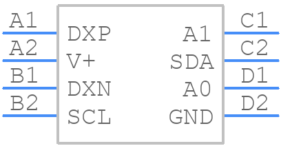 TMP421YZDR - Texas Instruments - PCB symbol