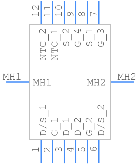 APTM50H15FT1G - Microsemi Corporation - PCB symbol