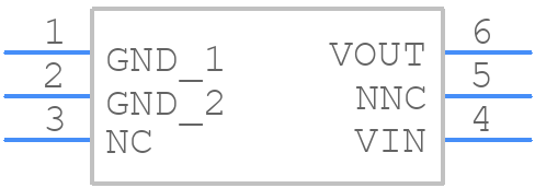 LT6656AIS6-2.048#PBF - Analog Devices - PCB symbol