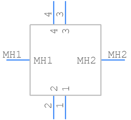 0430450417 - Molex - PCB symbol