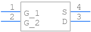 3SK291(TE85L,F) - Toshiba - PCB symbol