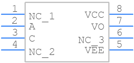 VOW3120-X017T - Vishay - PCB symbol
