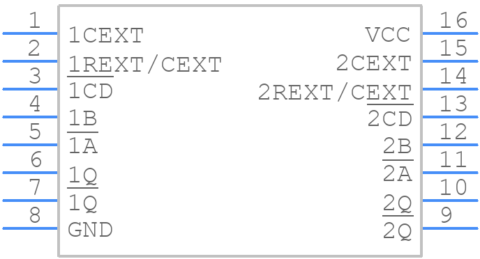 74HC4538DB,112 - Nexperia - PCB symbol