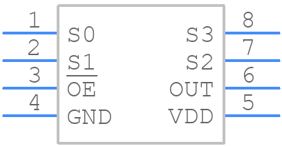 TCS230D - ams OSRAM - PCB symbol