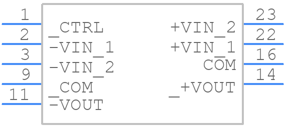 REC3-0505DRW/H6/A - RECOM Power - PCB symbol