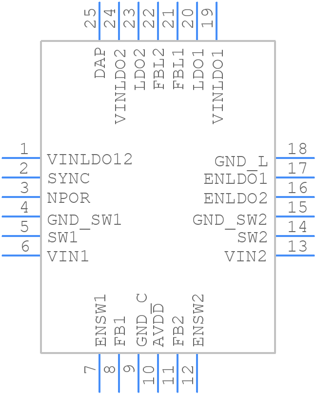 LM26480SQX-AA/NOPB - Texas Instruments - PCB symbol