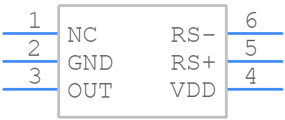 MAX40010FAUT+T - Analog Devices - PCB symbol