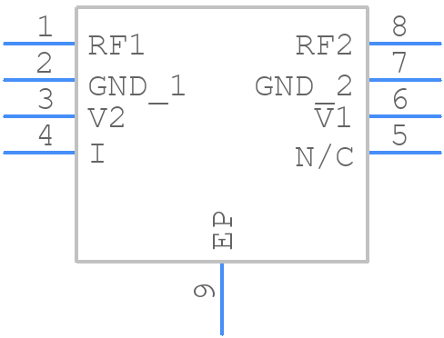 HMC346AMS8GE - Analog Devices - PCB symbol