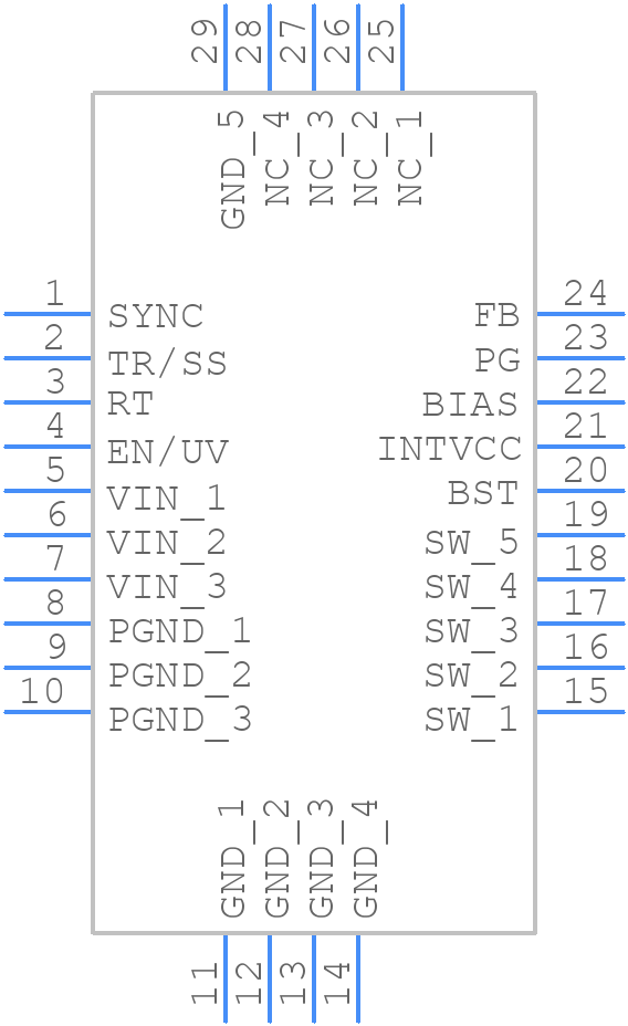 LT8612IUDE#PBF - Analog Devices - PCB symbol