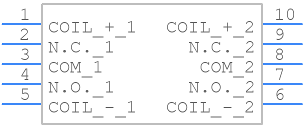 TQ2SA-L2-9V-Z - Panasonic - PCB symbol