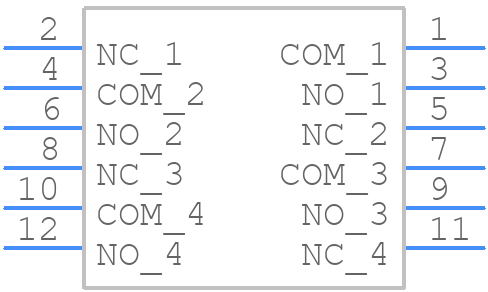 PHB4UEETS1A - LITTELFUSE - PCB symbol