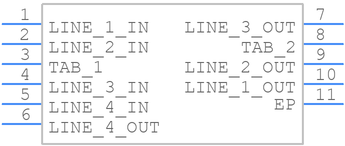 RCLAMP2594N.TCT - SEMTECH - PCB symbol
