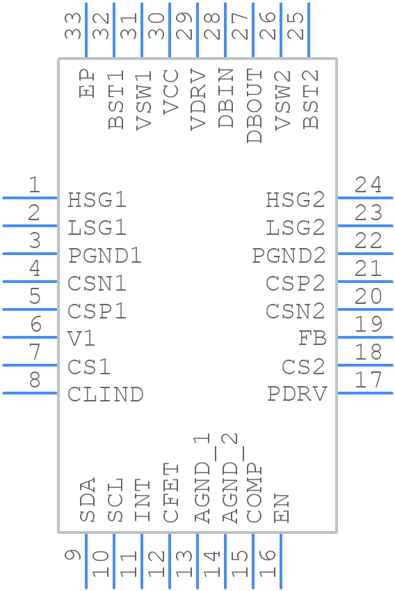 NCP81239 - onsemi - PCB symbol