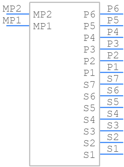 1735539-2 - TE Connectivity - PCB symbol