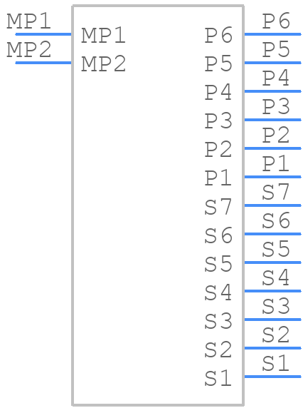 1735539-3 - TE Connectivity - PCB symbol