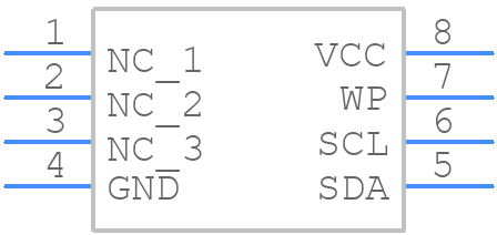 AT24C16D-SSHM-T - Microchip - PCB symbol