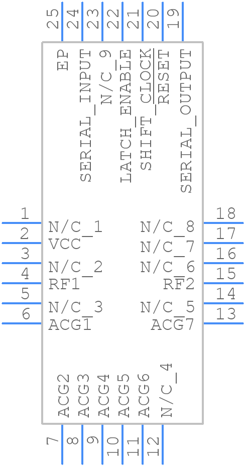 HMC542BLP4E - Analog Devices - PCB symbol