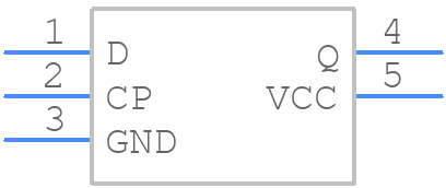 74LVC1G79GW-Q100H - Nexperia - PCB symbol